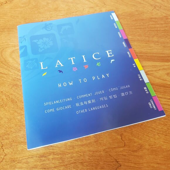 Adacio LATICE Family Strategy Party Board Game Unused Unpunched Complete - Picture 6 of 10